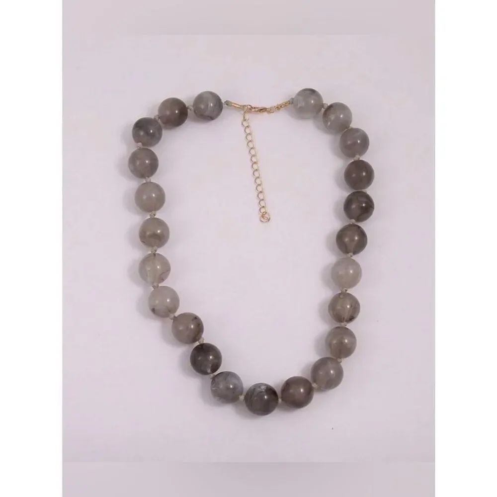 Boho beaded necklace S1395